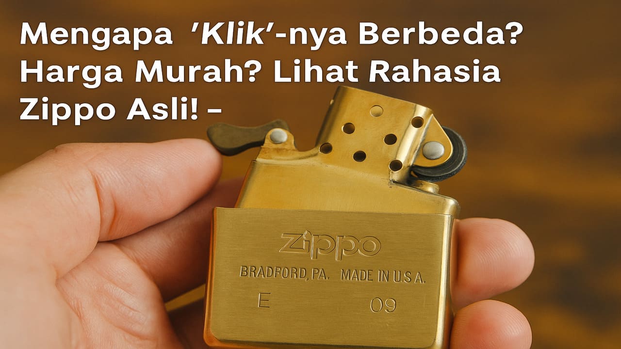 7 Cara Mudah Mengenali Mana Zippo Asli dan Palsu dalam Sekejap