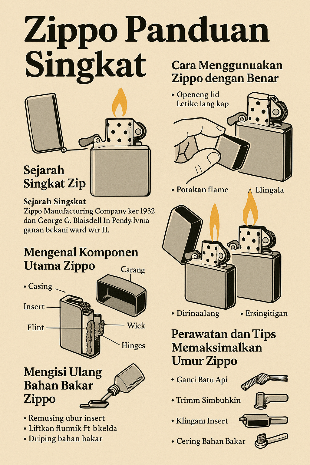 Zippo Panduan Singkat: Menyelami Dunia Korek Api Legendaris
