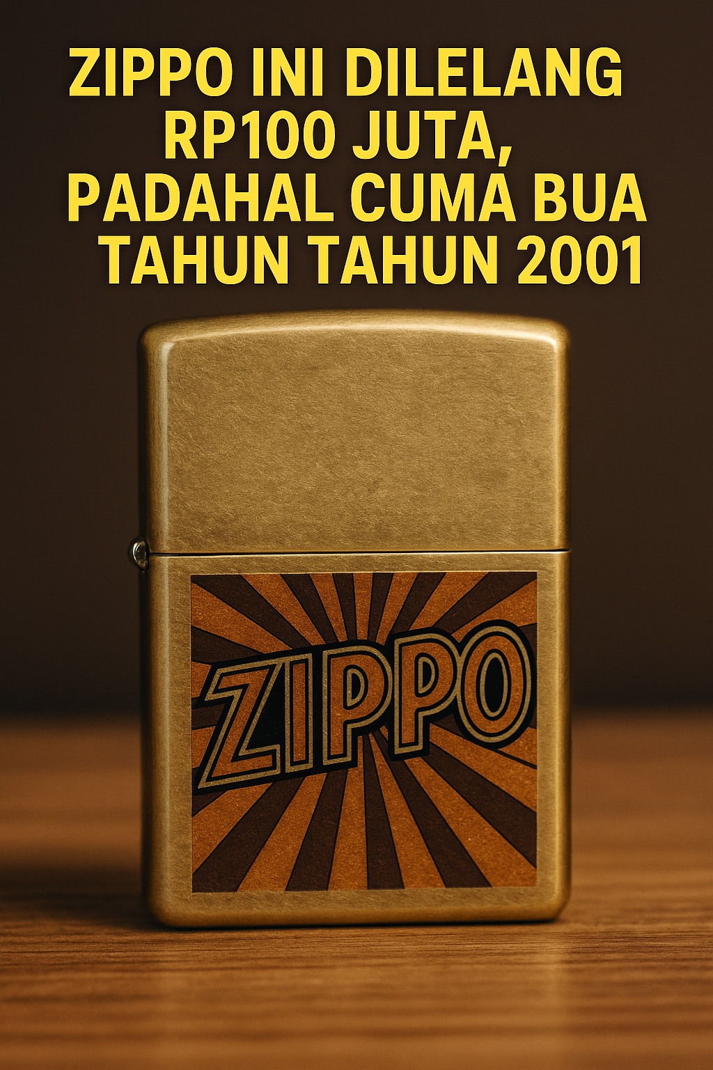 Zippo Ini Dilelang Rp100 Juta, Padahal Cuma Buatan Tahun 2001!
