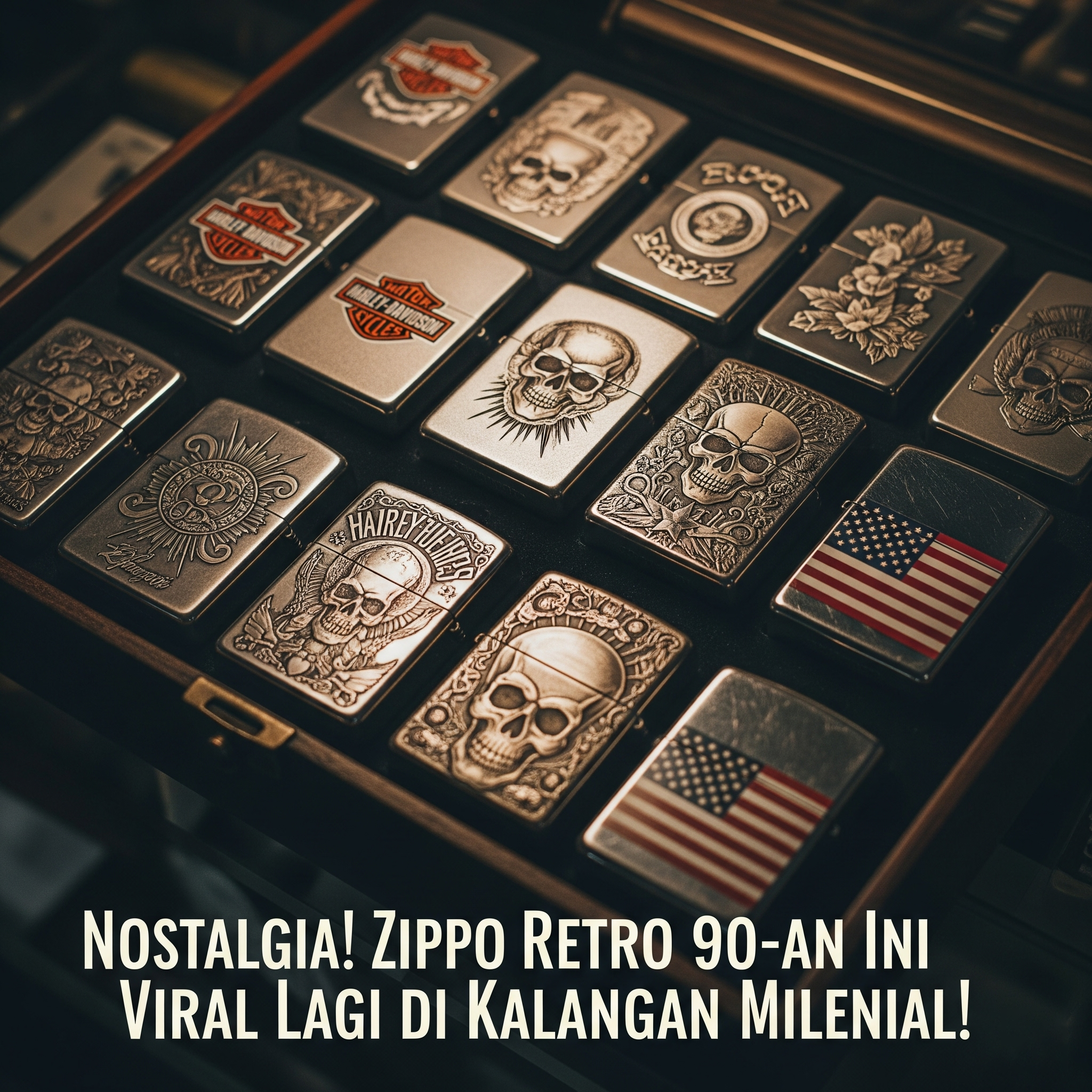 Nostalgia! Zippo Retro 90-an Ini Viral Lagi di Kalangan Milenial!