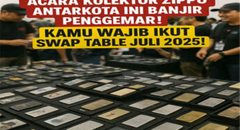 Acara Kolektor Zippo Antarkota Ini Banjir Penggemar! Kamu Wajib Ikut Swap Table Juli 2025!