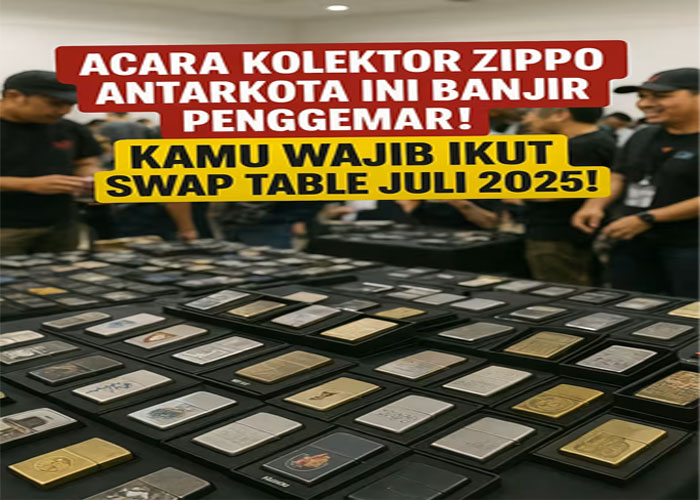 Acara Kolektor Zippo Antarkota Ini Banjir Penggemar