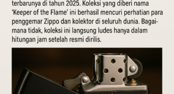 Revolusi Desain Zippo 2025: Koleksi ‘Keeper of the Flame’ Ludes Hanya dalam Hitungan Jam!