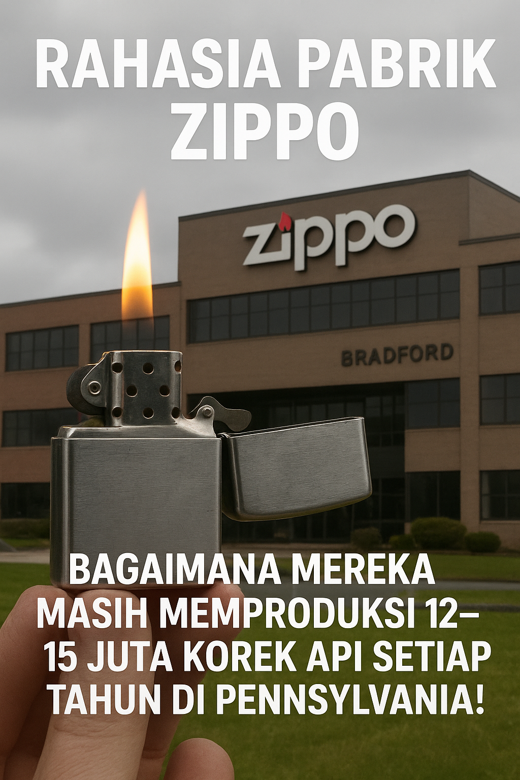Rahasia Pabrik Zippo Memproduksi
