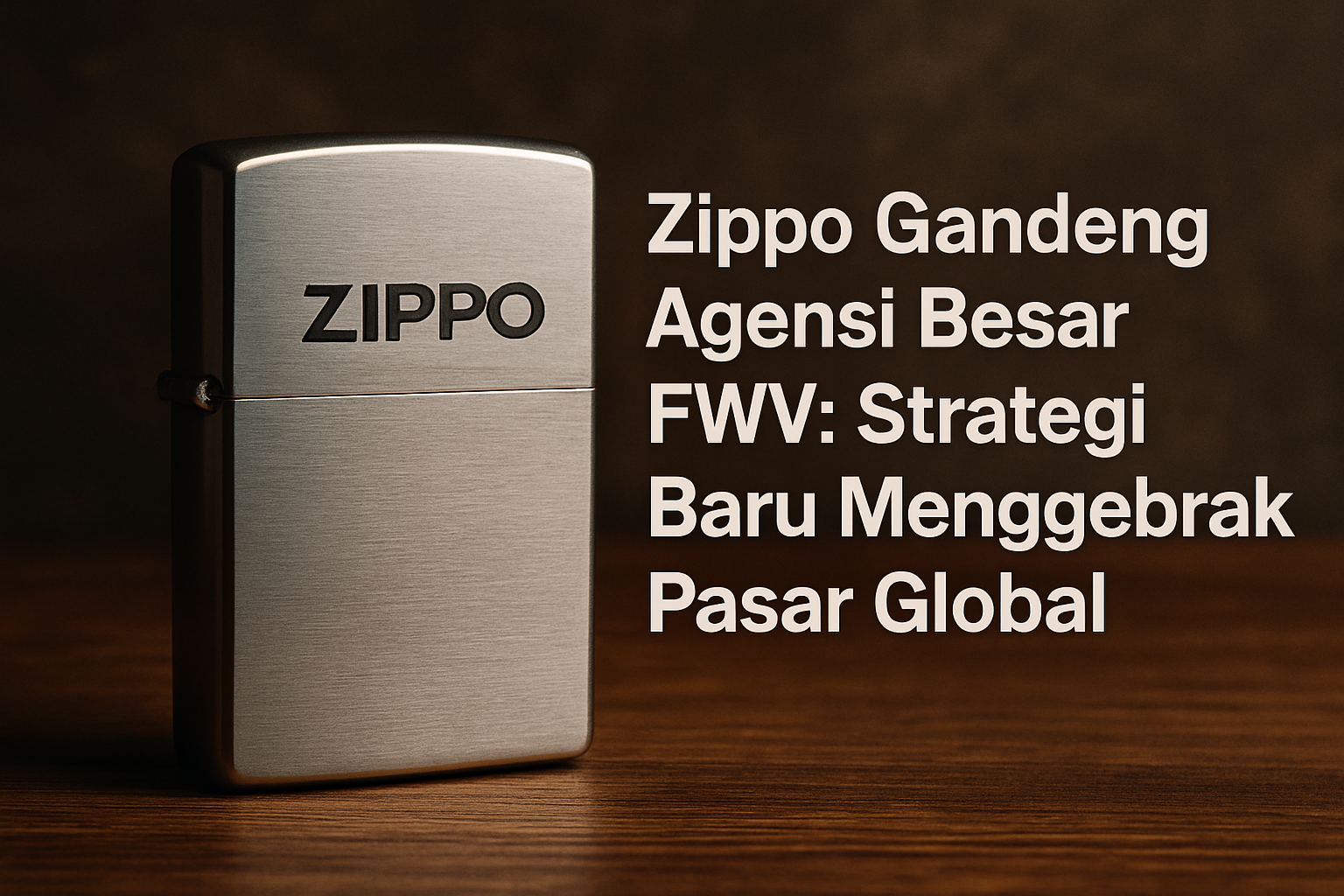 Zippo Gandeng Agensi Besar