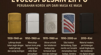 Evolusi Desain Zippo: Perubahan Korek Api Dari Masa Ke Masa